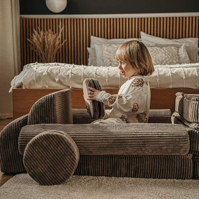 Medium Modular Sofa Max for Kids - Bearly Cream