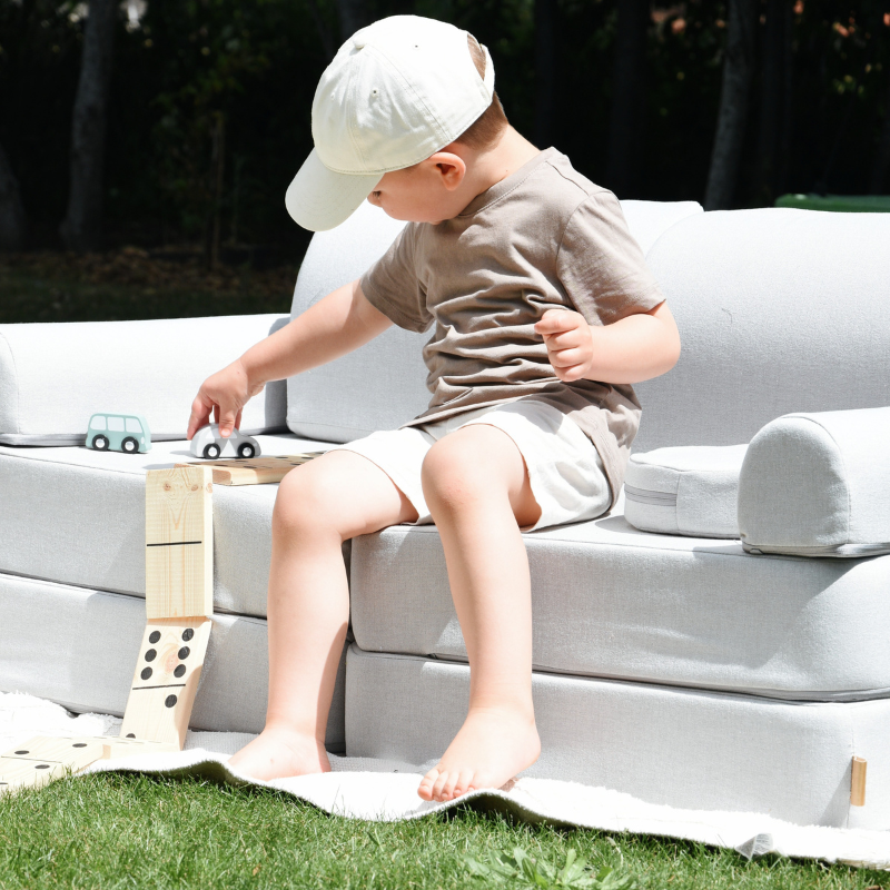 Indoor/Outdoor Outzy Pocket Sofa For Children - Drift Clay Taupe
