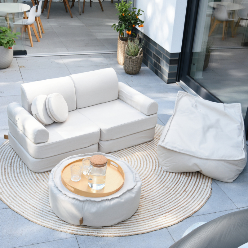 Indoor/Outdoor Outzy Pocket Sofa For Children - Drift Clay Taupe