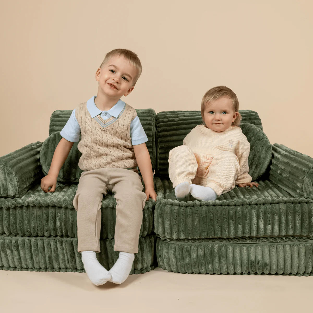 Medium Modular Sofa Max for Kids - Churros White