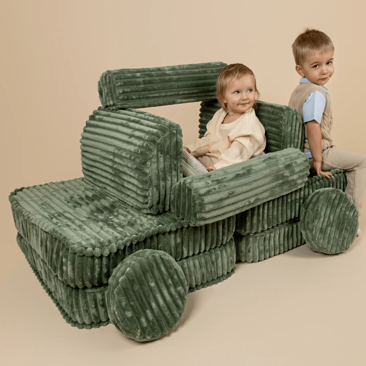 Medium Modular Sofa Max for Kids - Churros White