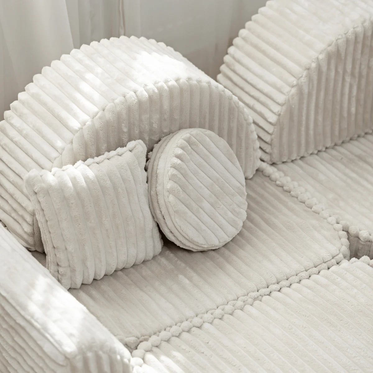 Medium Modular Sofa Max for Kids - Churros White