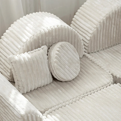 Medium Modular Sofa Max for Kids - Churros White