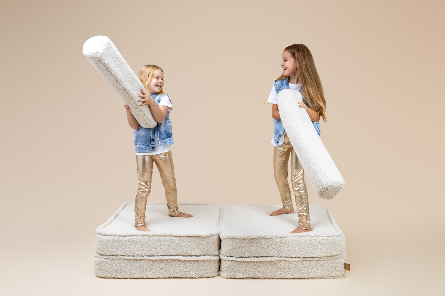 Large Modular Sofa for Kids - Premium Bearly, Brown