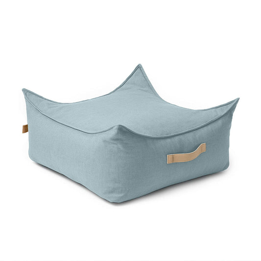 Outzy Square Pouffe - Cloudberry Sky Blue