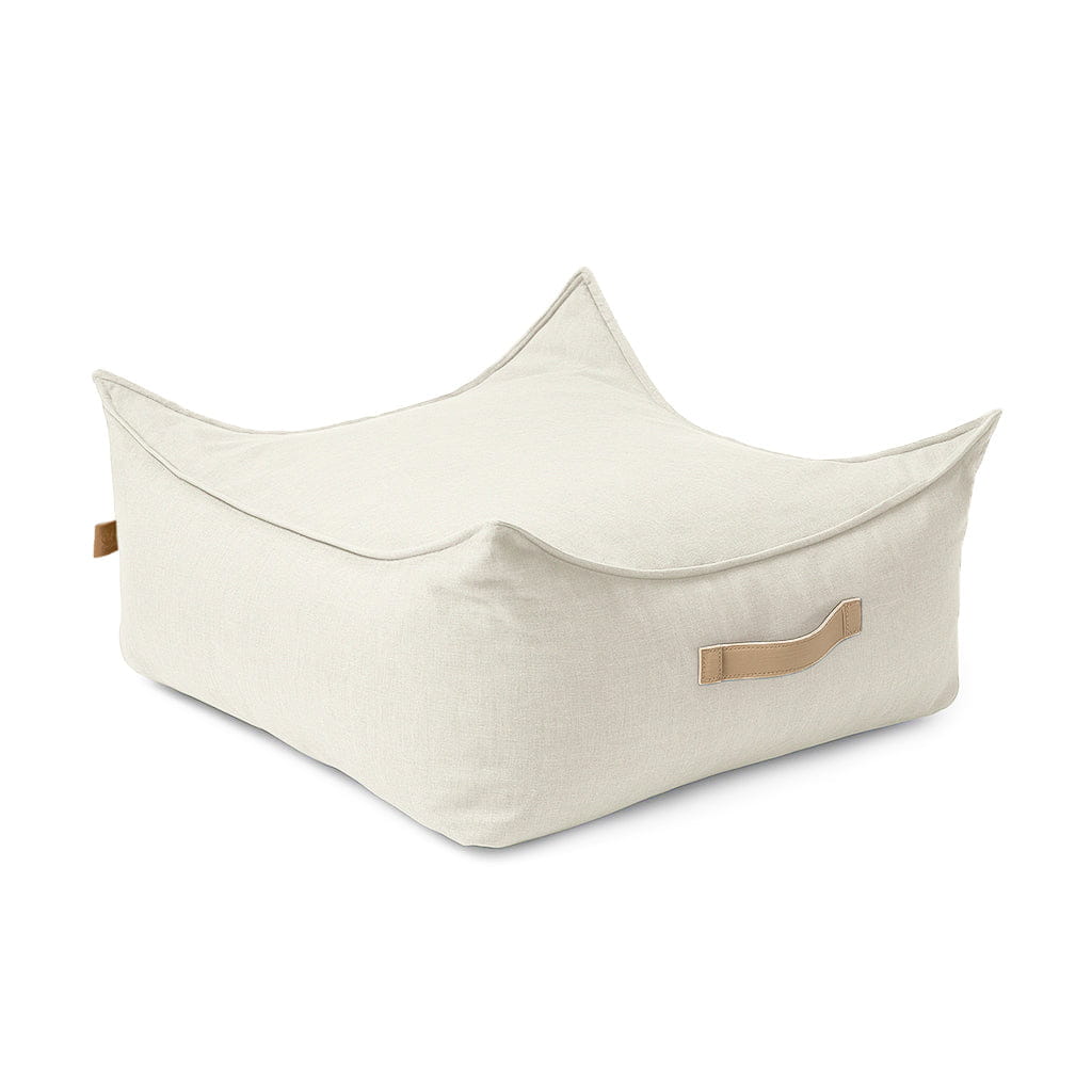 Outzy Square Pouffe - Oat Blush Beige