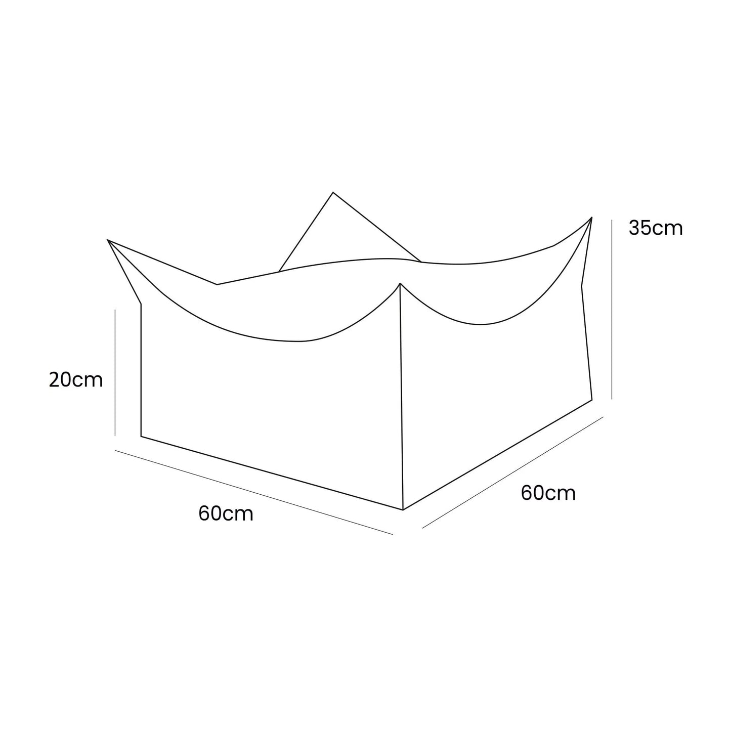 Outzy Square Pouffe - Drift Clay Taupe