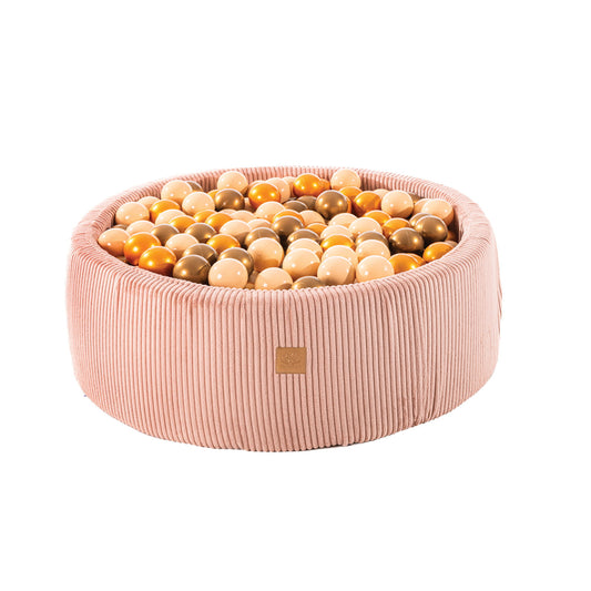 Round_Ball_Pit_with_200_balls_90x30cm_Pink_Aesthetic